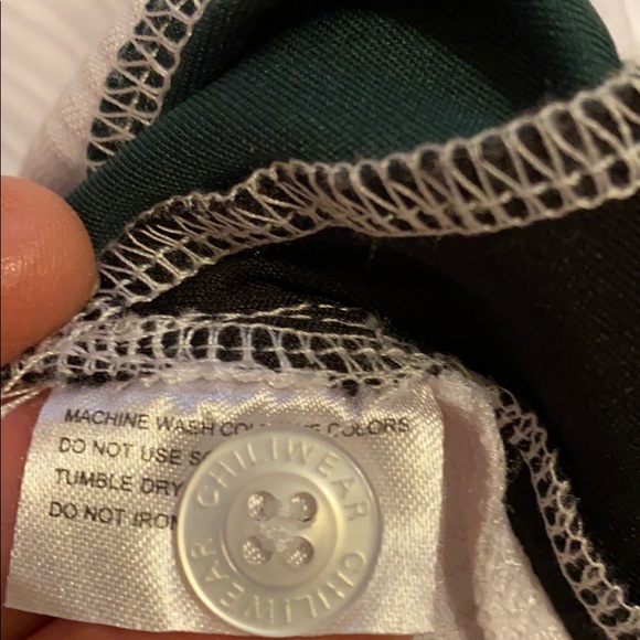 Chillwear XL white polo with MSU Spartan logo - Picture 5 of 8